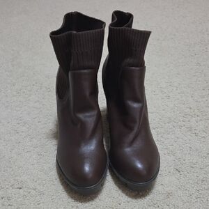 Elegant Brown Ankle Booties